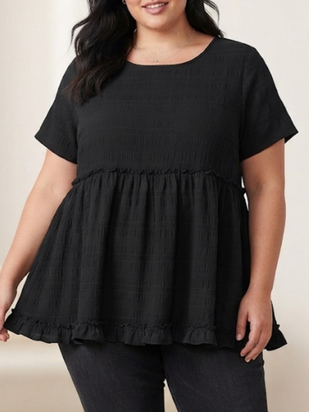 Entro - very oversized Black Top